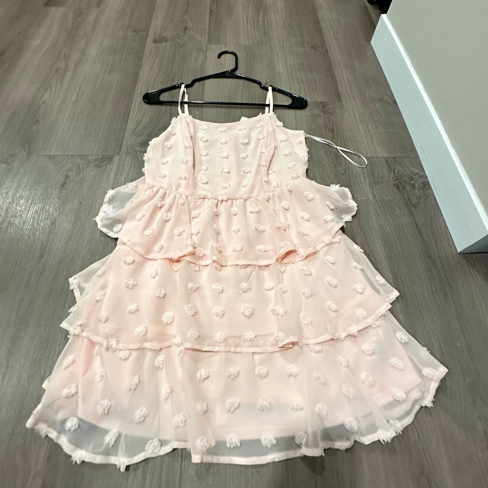 NWT Small Pink Polkadot Dress (Mi Ami Brand)